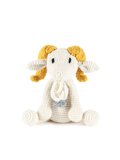 yule, goat, eds animals, edwards crochet, edwards menagerie, kerry lord